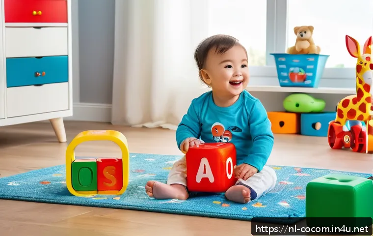 코코멜론의 커스터마이징 가능한 아이템 - A vibrant and cheerful playroom scene featuring a young child wearing colorful clothing and a diaper...